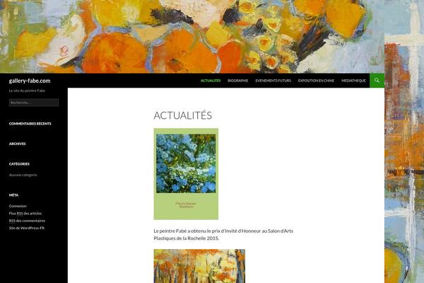 WordPress website example screenshot