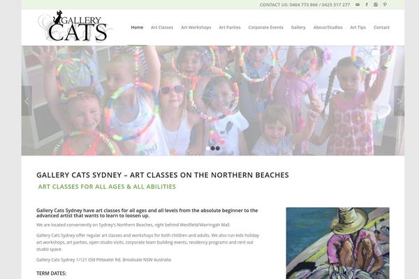 Enfold theme site design template sample