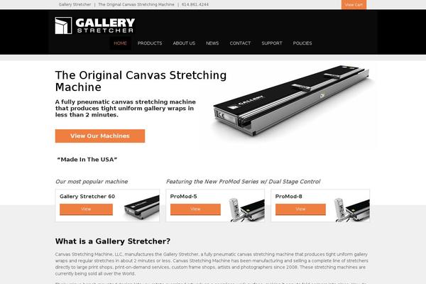 Canvas theme site design template sample