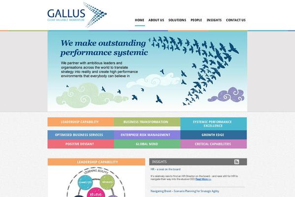 gallusconsulting.com site used Gallus-child