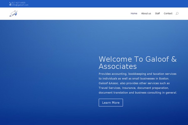 WordPress website example screenshot