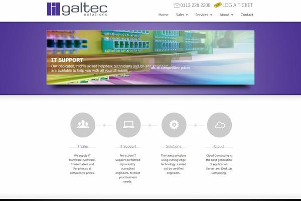 WordPress website example screenshot