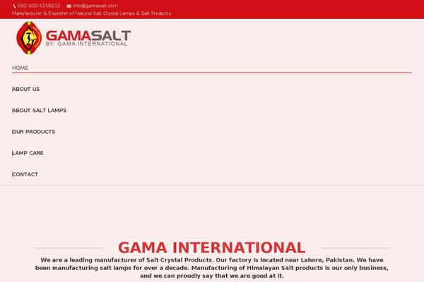 gamasalt.com site used Gama