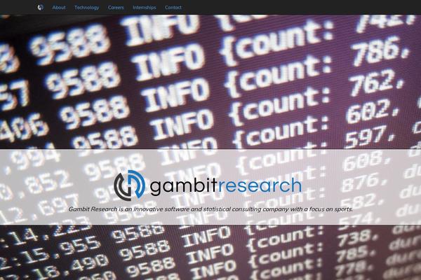 gambitresearch.com site used Gambit-research-2019