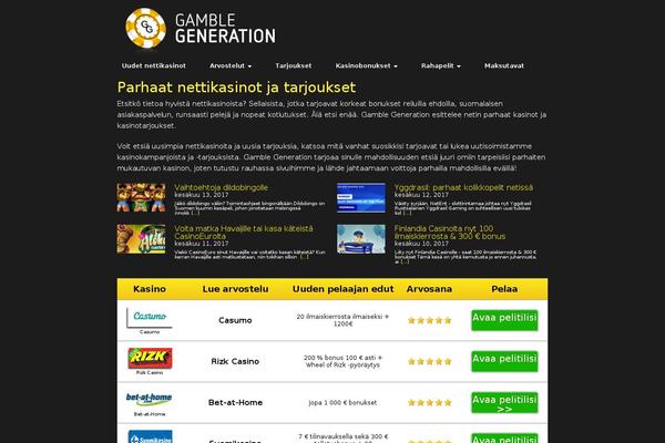 gamblegeneration.com site used Gg-responsive
