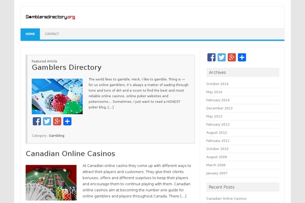 WordPress website example screenshot