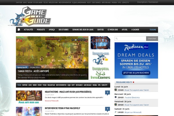 game-guide.fr site used Game-guide-v3