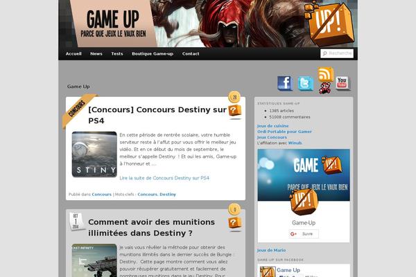 game-up.fr site used Gameup