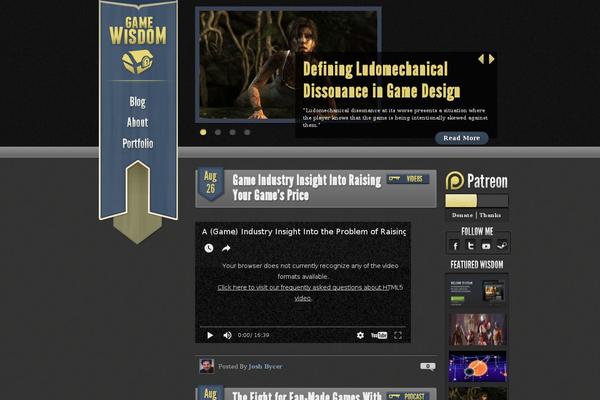 game-wisdom.com site used Gw-redesign