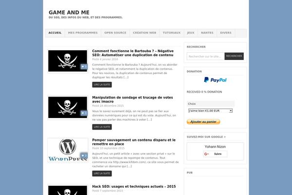 gameandme.fr site used Ar2