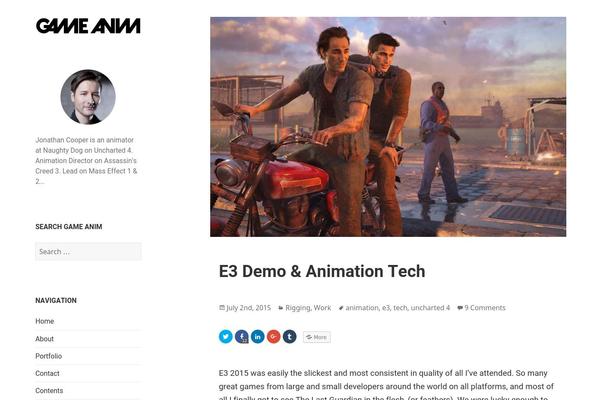 Twenty Fifteen theme site design template sample