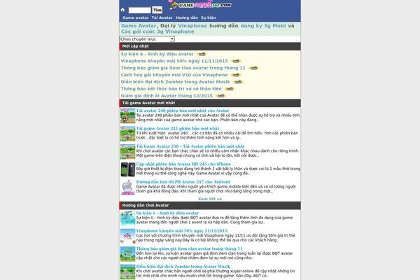 gameavatar365.com site used Thememobi