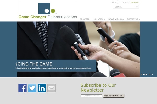 gamechangercommunications.com site used uDesign