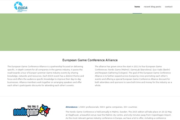 WordPress website example screenshot