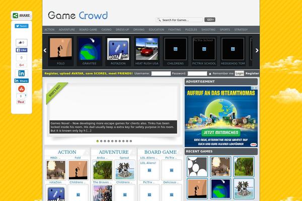gamecrowd.org site used FunGames