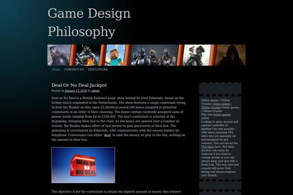 Celine theme site design template sample