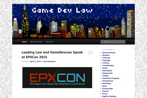 Twenty Eleven theme site design template sample