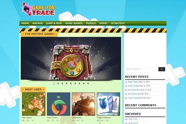 Gameking theme site design template sample