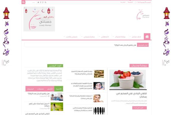 Sahifa theme site design template sample
