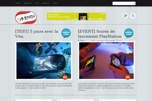WordPress website example screenshot