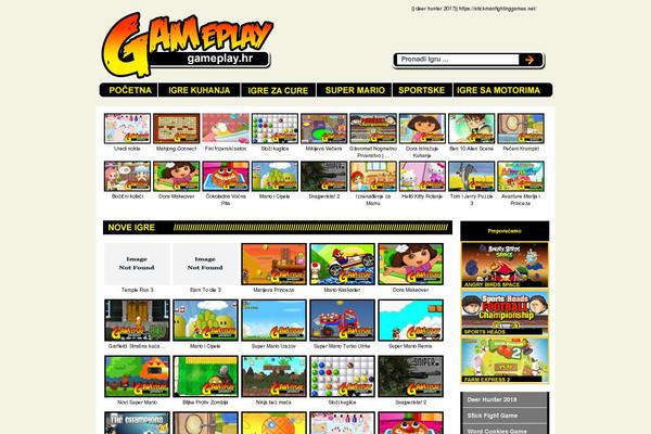 Flashgamer-english theme site design template sample