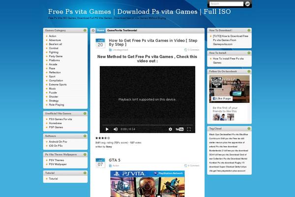 WordPress website example screenshot