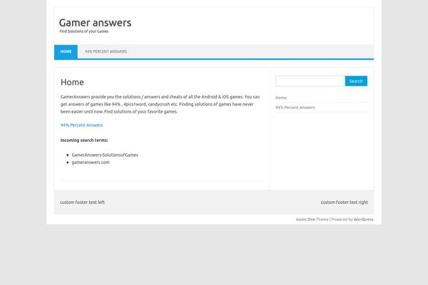 WordPress website example screenshot