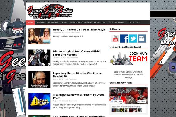 MH Magazine lite theme site design template sample