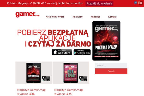 gamermag.pl site used Strelitzia