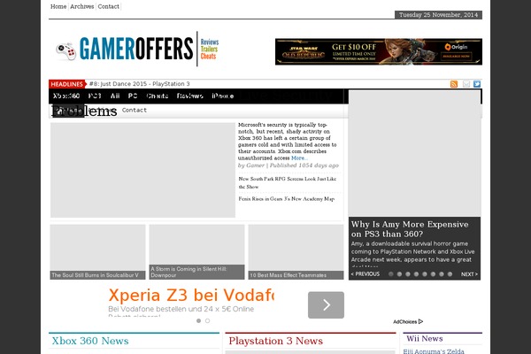gameroffers.com site used Versiontwo
