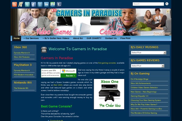 WordPress website example screenshot