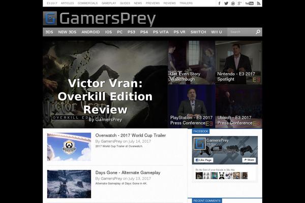 gamersprey.com site used Topic