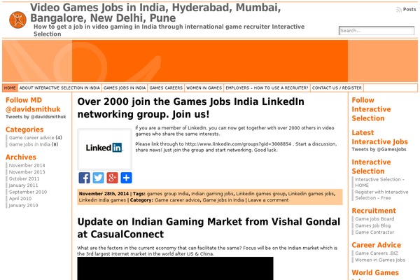 WordPress website example screenshot