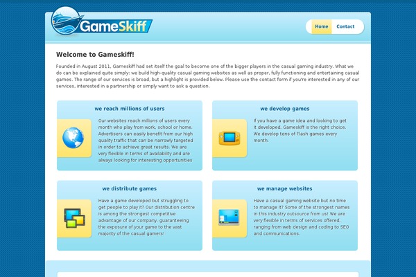 gameskiff.com site used Gameskiff