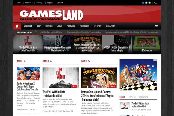 gamesland.it site used Worldwide V1 01