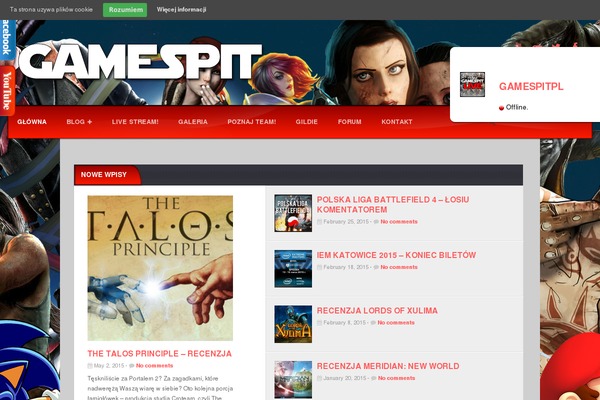 Game Addict theme site design template sample
