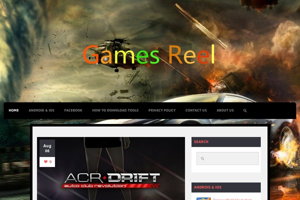 gamesreel.com site used Oblivion