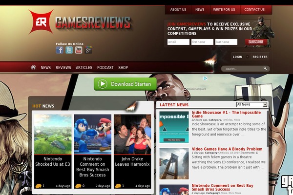 gamesreviews.com site used Gamesreviews