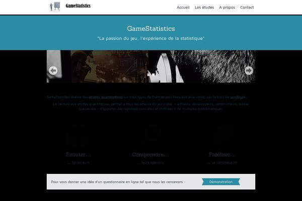 gamestatistics.fr site used Etendard-enfant
