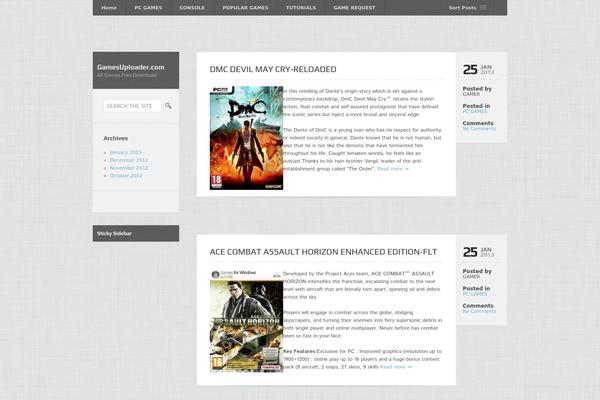 New theme site design template sample
