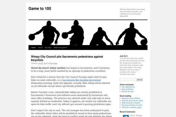 WordPress website example screenshot