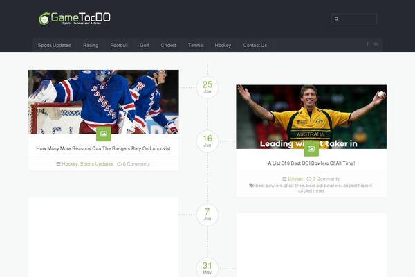Falco theme site design template sample