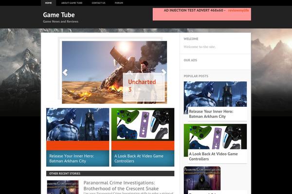 TechMagazine theme site design template sample