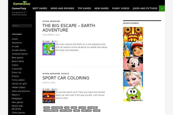 Justread theme site design template sample