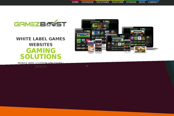Zeever theme site design template sample