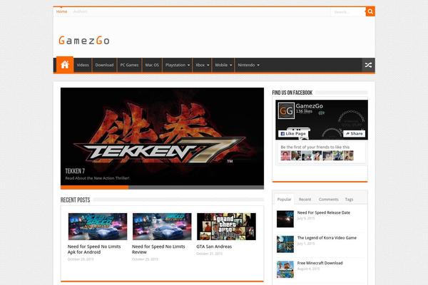 WordPress website example screenshot