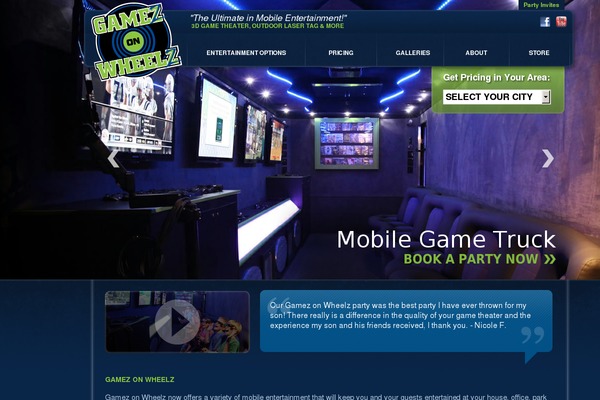 Twenty Ten theme site design template sample
