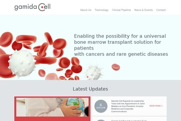gamida-cell.com site used Gamidacell