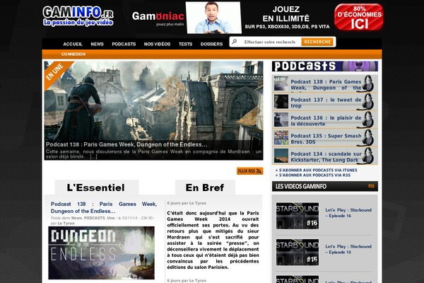 gaminfo.fr site used Gaminfo