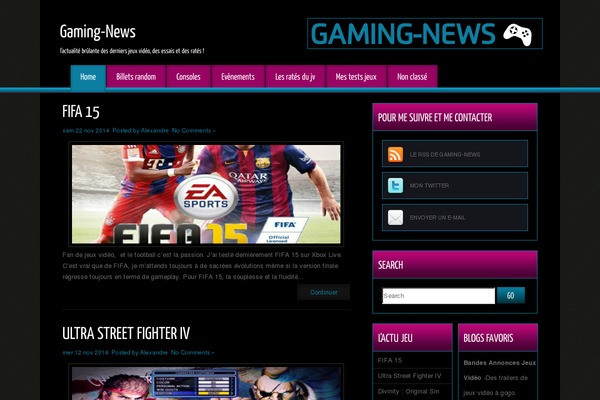 gaming-news.info site used Game Star